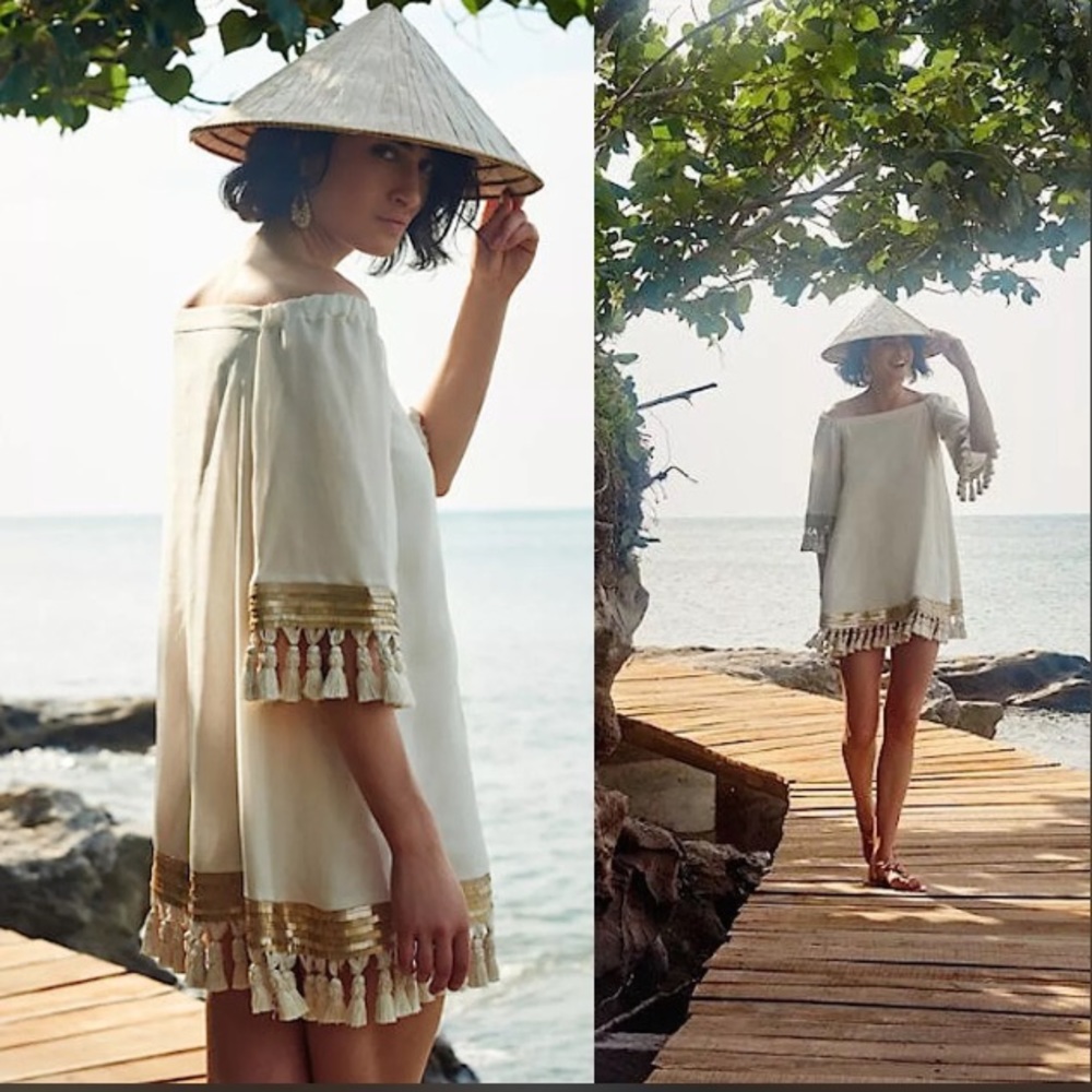 💞SOLD💞 Anthropologie BHLDN Cha Cha Tassel Dress